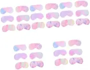 Healvian Sets Elastic Blindfolds for Sleep Furry Eye Masks Elastic Bands Comfortable Breathable Eye Covers for Light Blocking for Travel Relaxation Pcs