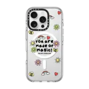 iPhone 16 Pro Clear Case MagSafe Compatible You are Made of Magic by Katie's Collective