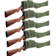 5 Pcs Tactical 54'' Gun Sock Rifle Shotgun Sleeves Hunting Gun Storage Holster