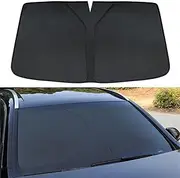 Fit for Mercedes Benz A Class W177 2018-2023, Car Sun Shades Windscreen, Black Windscreen Sunshade, Car Windshield Sun Shade, Easy to Use