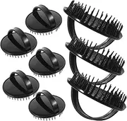 PLAFOPE 8pcs Scalp Massager Brush Set Shower Hair Exfoliate Scrub for Scalp Hair Massager