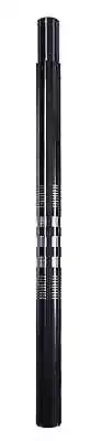 OLD SCHOOL BMX / MTB 25.4mm SPECIAL SEAT POST ALLOY FLUTED 16” SADDLE STEM BLACK