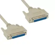 [x10] 6' DB25 25Pin Female/Female Cable 28AWG Serial RS-232 Printer DTE Scanner
