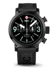 Watch Aviator Chronometer Mystere IV Leather Strap RSC PILOTS WATCHES