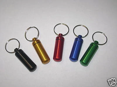 One Medicine Pill FOB Holder Keychain