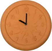 Poolmaster Terra Cotta Indoor and Outdoor Silent Wall Clock with Quartz Movem...