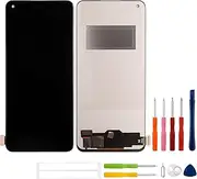 swark 6.43 Inch TFT Display Compatible with Oppo Find X5 Lite CPH2371 (Black Without Frame) (No Fingerprint) LCD Display Touchscreen Digitizer + Tool Set