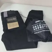 Oxford TW200101S10 Oxford Original Approved Skinny Jean WS Black- Short