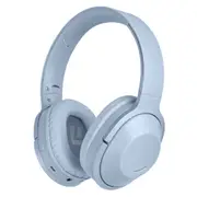 Liquid Ears Wirefree Over-Ear Foldable Bluetooth Headphone Headset Blue