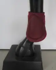 Horse Back or Fetlock Boots AUSTRALIAN MADE All Burgundy Pick your size
