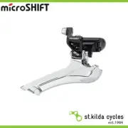 Microshift Front Derailleur - R10 Fd-R712-2X10 Speed-50-56T-Clamp Mount - Black