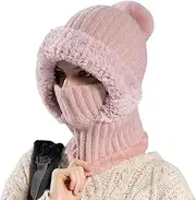 [RICHOOSE] Knitted Winter Knitted Hat Women's Fashion Wool Cute Cat Ears Knit Beanie Hats