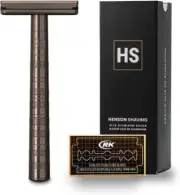 HENSON SHAVING AL13 Shaver MILD TAN Entry model 5 replacement blades 102cm New