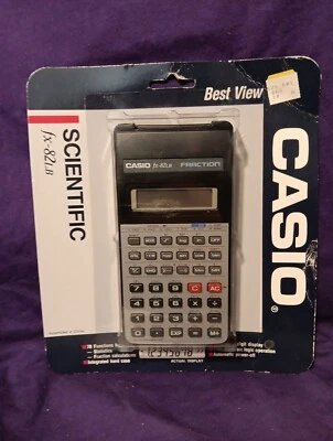 Casio Fx-82LB Fraction Scientific Calculator NEW SEALED Rare Math Collectible