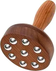 KOMBIUDA Manual Massage Roller Balls Intensity for Foot Back Leg and Elegant Beech Design for Enhanced Comfort and Relaxation