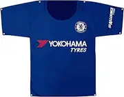 Chelsea FC Kit Shaped Banner/Body Flag (UK Size: 145 x 114cm) (Blue)