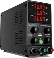 DC Power Supply Variable, 30V 10A Adjustable Switching Regulated DC Bench Power Supply with High Precision 4-Digits LED Display, 5V/2A USB Port, Coarse and Fine Adjustments AC240V Jesverty SPS-3010