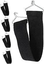 ibasenice 5pcs Heavy Duty Chair Reinforcement Straps Fixing Bands with Hooks Break Lounge Repair Belts Increased Weight Capacity for Outdoor Camping and Activities