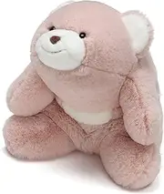 [GUND] Snuffles Teddy Bear Stuffed Animal Plush, Rose Pink, 10 inch