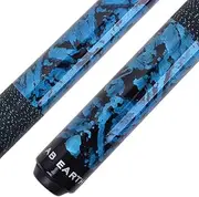 AB Earth Hand-Painted Series 2-Piece Billiard Pool Cue Stick with Irish Linen Wrap