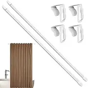 Tension Curtains Rod,Extendable Drapery Rods For Window | No Punching Easy To Install Home Supplies For Kitchen Bathroom Living Room Hotel