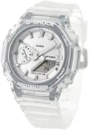 New Casio G-Shock GMA-S2100SK-7A CASIOAK MINI TRANSLUCENT WHITE A/D watch