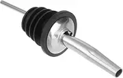 OKUMEYR Portable Stainless Steel Wine Liquor Pourer Bottle Stopper Silver for Easy Pouring and Preserving Parties and Events