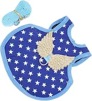 PAMINGONO Adorable Wear Resistant Chicken Harness Vest for Walks Star Design for Keeping Your Chicken Stylish and Secure During
