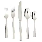 Lucca 18/10 Stainless Steel Flatware, 5 Piece Place Setting, Service for 1