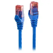 Pro2 CAT6A Patch Lead Cable Connector For Computer LAN/Network Blue 20M