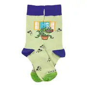 Venus Flytrap Socks from the Sock Panda (Adult Small - Shoe Sizes 2-5)