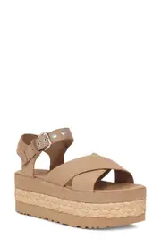 UGG(r) Aubrey Ankle Strap Platform Sandal at Nordstrom, Size 12