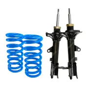 Rear Gabriel Ultra Strut Shocks + Lovells Springs for Hyundai Lantra J2 J3 Sedan