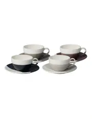 [Royal Doulton] Coffee Studio 4pc Cap Cup & Saucer Set
