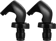 COLLBATH 2pcs Silicone Wine Stopper Sparkling Wine Mini Bottle Stopper Lock Bubbling Small Beautiful Elegant Design Easy to Save