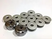 2 BOBBIN CASE & 10 ALUMINUM BOBBIN FOR JUKI INDUSTRIAL SEWING MACHINE