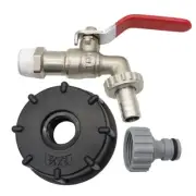 IBC Tote Tank Valve Drain Adapter Garden Hose Faucet Easy to Use 74 characters