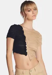 Cyber Stalk Crop Top