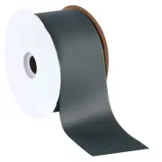 Offray 3" Grosgrain Ribbon, Pewter Gray, 50 Yards