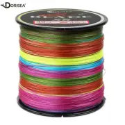 DORISEA BLADE 8 Strands Multi-Color pe Braided Fishing Line 100M 300M 500M 1000M