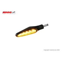 在飛比找momo購物網優惠-【KOSO】Z4 序列式LED方向燈 方向指示燈 車燈(霧黑