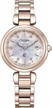 CITIZEN xC ES9467-71Y mizu collection Floret Diamond Limited Titanium Watch 29mm