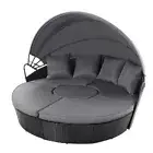 Gardeon Outdoor Sun Lounge Setting Patio Furniture Sofa Wicker Rattan Day Bed