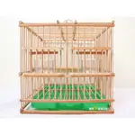 方形竹籠(22.5X 22.5X 21.5 ) | 適合綠繡眼、石燕、金絲雀、十姊妹、胡錦等小型雀鳥