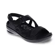 Revere Astoria Sandal - Black Lizard