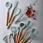 9/10/12PCS SILICONE COOKING UTENSILS SET SPATULA SHOVEL