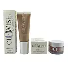 Huda Beauty Glowish Blur Jam Smoothing Primer + MultiDew Skin Tint #07 Tan Light