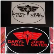 4" x 6" window decal Daryl Hall & John Oates