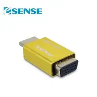 在飛比找PChome24h購物優惠-Esense HDMI TO VGA 免電源 轉接器