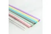 Ape Basics: Reusable Silicone Drinking Straws (6 Pack)